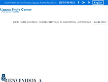 Tablet Screenshot of caguassmilecenter.com